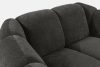 FLAVA Gesteppter Retro Modern Sessel in Graphit Graphit - Foto 7
