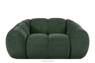 FLAVA, https://konsimo.de/kollektion/flava/ Gesteppter Retro Modern Sessel in Dunkelgrün Dunkelgrün - Foto