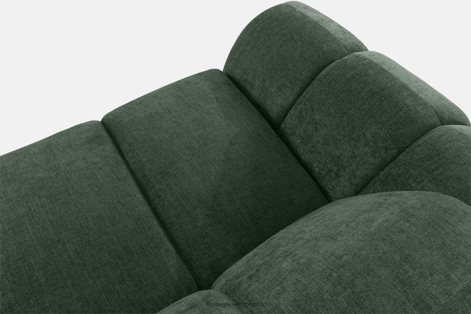 FLAVA Gesteppter Retro Modern Sessel in Dunkelgrün Dunkelgrün - Foto 5