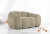 FLAVA Gesteppter Retro Modern Sessel in Sand Sandfarben - Foto 10