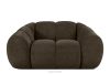 FLAVA Gesteppter Retro Modern Sessel in Braun Braun - Foto 1