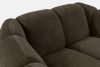 FLAVA Gesteppter Retro Modern Sessel in Braun Braun - Foto 7
