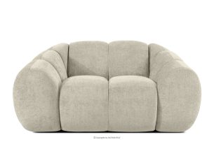 FLAVA, https://konsimo.de/kollektion/flava/ Gesteppter Retro Modern Sessel in Ecru Ecru - Foto