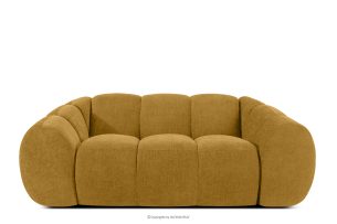 FLAVA, https://konsimo.de/kollektion/flava/ Gestepptes Retro Modern Zweisitzer Sofa in Honig Honigfarben - Foto