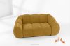 FLAVA Gestepptes Retro Modern Zweisitzer Sofa in Honig Honigfarben - Foto 2