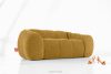 FLAVA Gestepptes Retro Modern Zweisitzer Sofa in Honig Honigfarben - Foto 9
