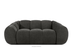 FLAVA, https://konsimo.de/kollektion/flava/ Gestepptes Retro Modern Zweisitzer Sofa in Graphit Graphit - Foto