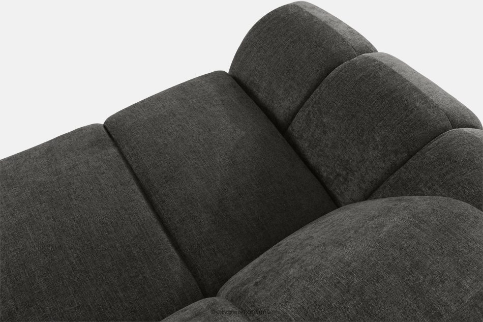 FLAVA Gestepptes Retro Modern Zweisitzer Sofa in Graphit Graphit - Foto 4