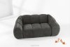 FLAVA Gestepptes Retro Modern Zweisitzer Sofa in Graphit Graphit - Foto 2