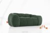 FLAVA Gestepptes Retro Modern Zweisitzer Sofa in Dunkelgrün Dunkelgrün - Foto 9