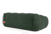 FLAVA Gestepptes Retro-Modern-Dreisitzer-Sofa in Dunkelgrün Dunkelgrün - Foto 4