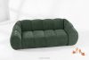 FLAVA Gestepptes Retro-Modern-Dreisitzer-Sofa in Dunkelgrün Dunkelgrün - Foto 2