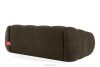 FLAVA Gestepptes Retro-Modern-Dreisitzer-Sofa in Braun Braun - Foto 4