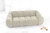 FLAVA Gestepptes Retro-Modern-Dreisitzer-Sofa in Ecru Ecru - Foto 2