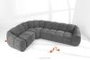 FLAVA Gesteppte Eckcouch im Retro-Modern-Stil links grau Grau - Foto 2