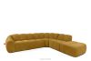 FLAVA Curve-Ecksofa im Retro-Modern-Stil modular rechts honigfarben Honigfarben - Foto 3