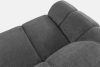 FLAVA Curve-Ecksofa im Retro-Modern-Stil modular rechts grau Grau - Foto 5
