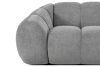 FLAVA Curve-Ecksofa im Retro-Modern-Stil modular rechts hellgrau Hellgrau - Foto 6