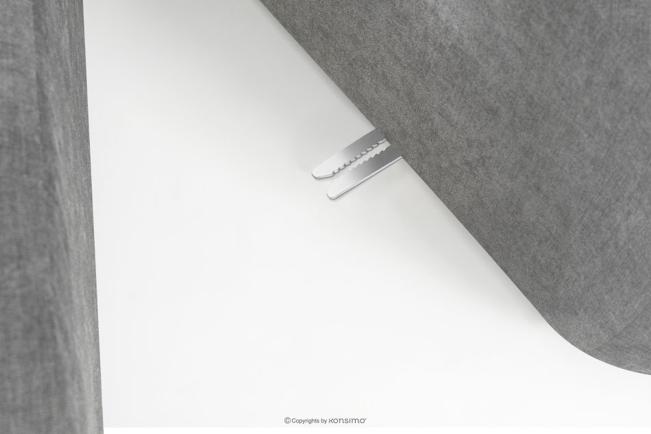 FLAVA Curve-Ecksofa im Retro-Modern-Stil modular rechts hellgrau Hellgrau - Foto 8