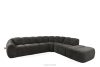 FLAVA Curve-Ecksofa im Retro-Modern-Stil modular rechts graphit Graphit - Foto 3