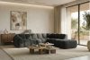 FLAVA Curve-Ecksofa im Retro-Modern-Stil modular rechts graphit Graphit - Foto 11