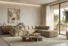FLAVA Curve-Ecksofa im Retro-Modern-Stil modular rechts sandfarben Sandfarben - Foto 11