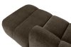 FLAVA Curve-Ecksofa im Retro-Modern-Stil modular rechts braun Braun - Foto 10