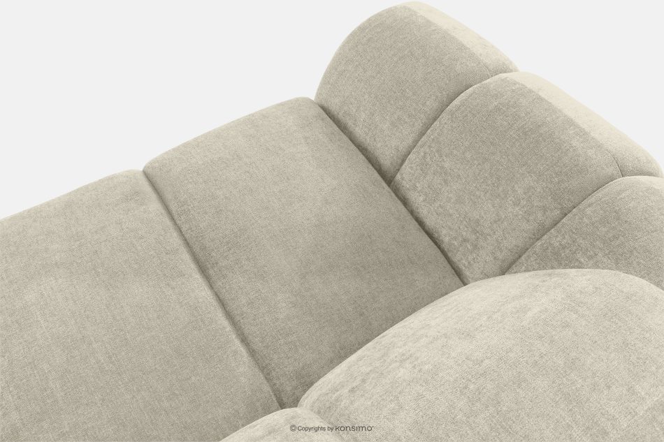FLAVA Curve-Ecksofa im Retro-Modern-Stil modular rechts ecru Ecru - Foto 4
