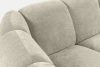 FLAVA Curve-Ecksofa im Retro-Modern-Stil modular rechts ecru Ecru - Foto 8