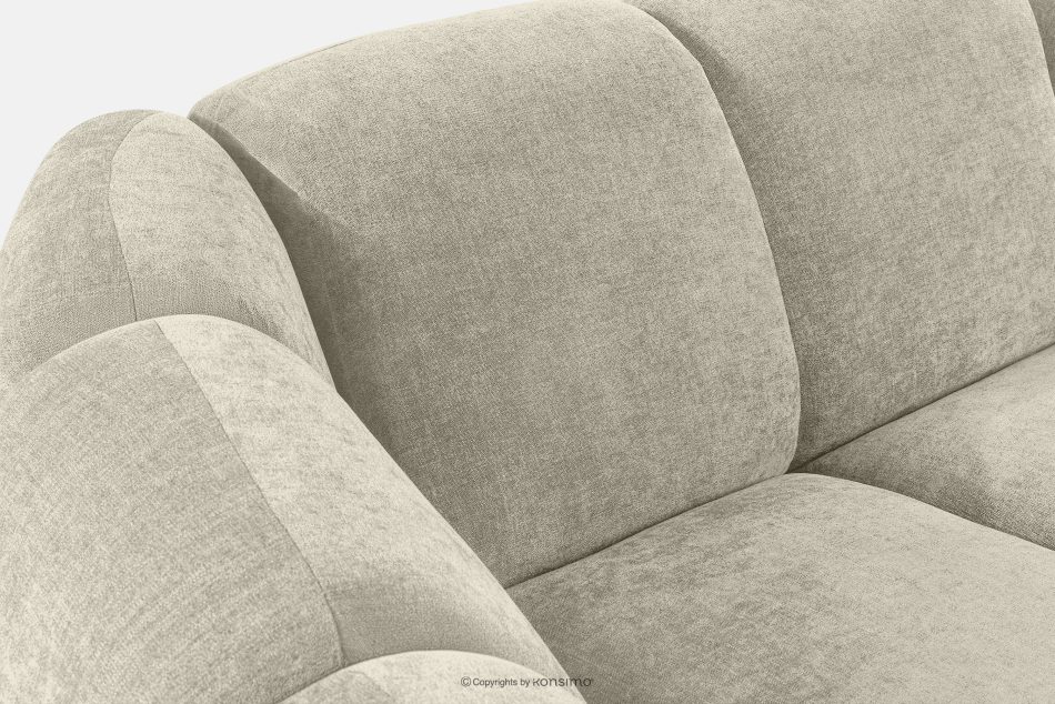 FLAVA Curve-Ecksofa im Retro-Modern-Stil modular rechts ecru Ecru - Foto 7