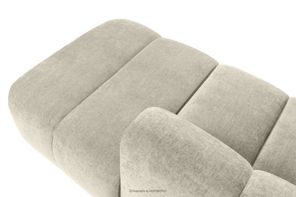 FLAVA Curve-Ecksofa im Retro-Modern-Stil modular rechts ecru Ecru - Foto 9