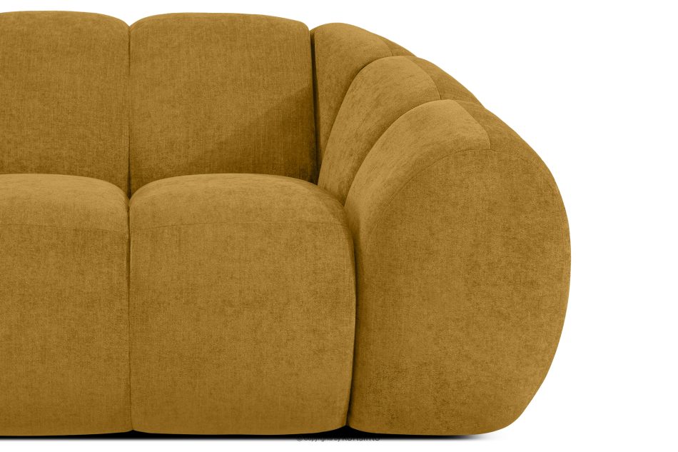 FLAVA Curve-Ecksofa im Retro-Modern-Stil modular links honigfarben Honigfarben - Foto 5