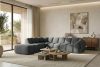 FLAVA Curve-Ecksofa im Retro-Modern-Stil modular links grau Grau - Foto 11