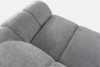 FLAVA Curve-Ecksofa im Retro-Modern-Stil modular links hellgrau Hellgrau - Foto 5