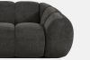 FLAVA Curve-Ecksofa im Retro-Modern-Stil modular links graphit Graphit - Foto 6