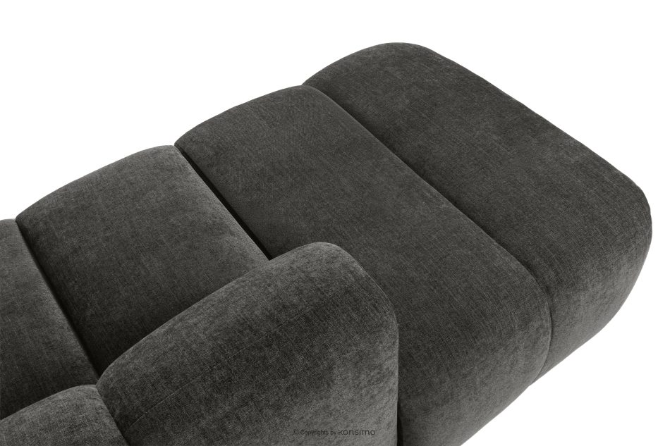 FLAVA Curve-Ecksofa im Retro-Modern-Stil modular links graphit Graphit - Foto 9