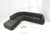 FLAVA Curve-Ecksofa im Retro-Modern-Stil modular links graphit Graphit - Foto 2