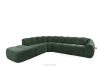 FLAVA Curve-Ecksofa im Retro-Modern-Stil modular links dunkelgrün Dunkelgrün - Foto 3