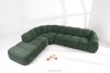 FLAVA Curve-Ecksofa im Retro-Modern-Stil modular links dunkelgrün Dunkelgrün - Foto 2