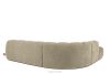 FLAVA Curve-Ecksofa im Retro-Modern-Stil modular links sandfarben Sandfarben - Foto 4