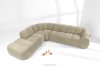 FLAVA Curve-Ecksofa im Retro-Modern-Stil modular links sandfarben Sandfarben - Foto 2