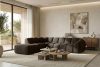 FLAVA Curve-Ecksofa im Retro-Modern-Stil modular links braun Braun - Foto 11