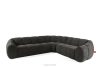 FLAVA Großes gestepptes Ecksofa im Retro-Modern-Stil rechts graphit Graphit - Foto 3