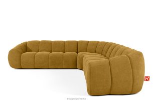 FLAVA, https://konsimo.de/kollektion/flava/ Modulares Ecksofa im Modern-Retro-Stil rechts/links Honigfarben Honigfarben - Foto