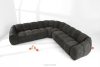 FLAVA Modulares Ecksofa im Modern-Retro-Stil rechts/links graphit Graphit - Foto 2
