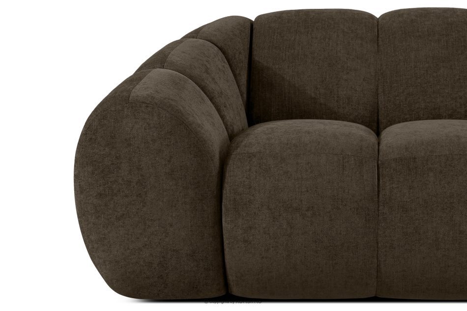 FLAVA Modulares Ecksofa im Modern-Retro-Stil rechts/links Braun Braun - Foto 5