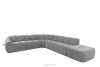 FLAVA Modulares Curve-Ecksofa im Retro-Modern-Stil rechts hellgrau Hellgrau - Foto 3