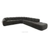 FLAVA Modulares Ecksofa Curve im Retro-Modern-Stil rechts graphit Graphit - Foto 3