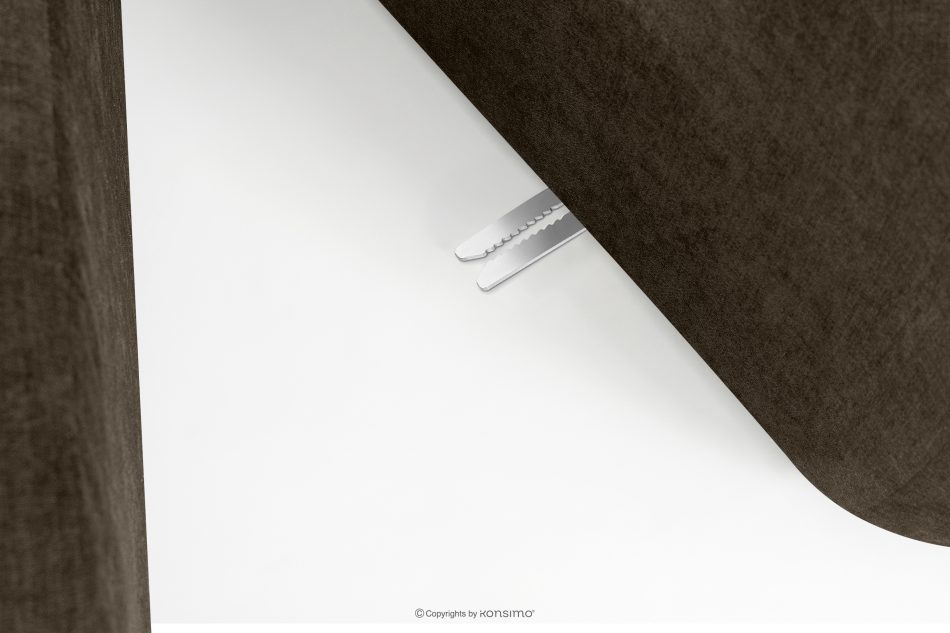 FLAVA Modulares Curve-Ecksofa im Retro-Modern-Stil rechts braun Braun - Foto 8