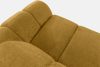 FLAVA Modulares Ecksofa Curve im Retro-Modern-Stil links honigfarben Honigfarben - Foto 5